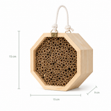 Wildbienen-Wabe – Insektenhotel 6-eckig