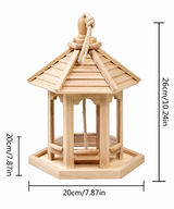 Futterstube – Hängendes Vogelfutterhaus