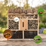 Wildbienen-Set – Insektenvilla XL + Wildbienen-Wabe